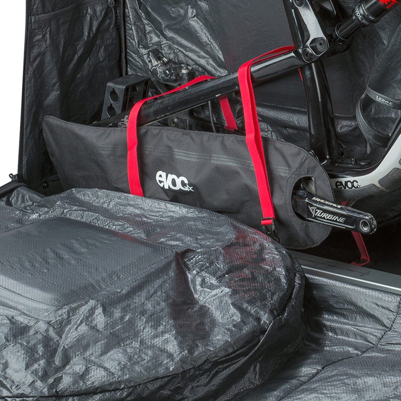 EVOC CHAIN COVER MTB Frame Bag, Transport Protection for Mountain Bikes (Cover for Bike Chain, for Most Mountain Bikes, Velcro Fixation, Protection Against Dirt and Damage), Black - Image 3